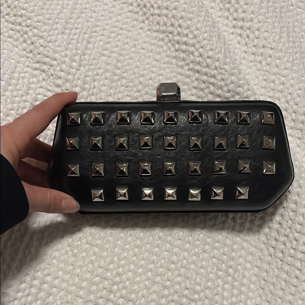 Studded Rebecca Minkoff clutch